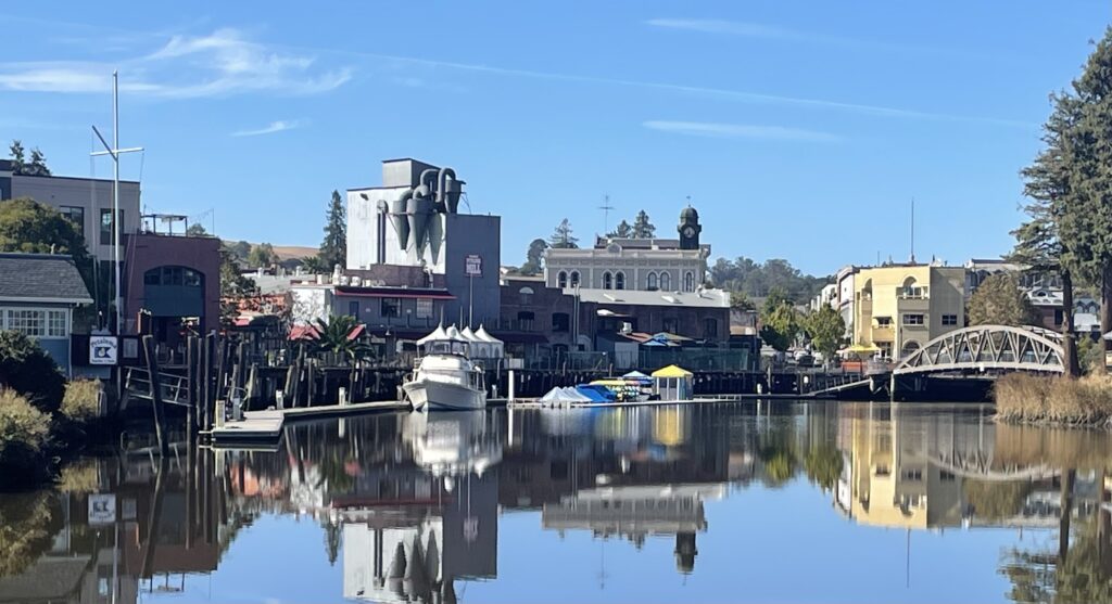 Picture of Petaluma Trestle and Balshaw Bridge on Turning Basin.